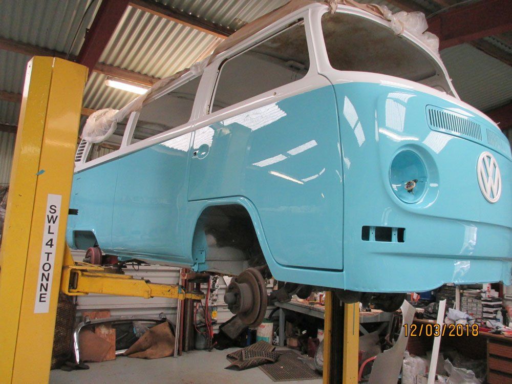 VW Camper Bay Window finished restoration
